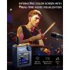 imageDonner Wireless in Ear Monitor System Stereo IEM System with Transmitter Beltpack Color Screen Receiver 24G IEM Wireless for Band Rehearsal Live Performance Studio CV3