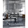 imageDonner Beat Electronic Drum Set with Quiet Mesh Pads and Donner Heavy Duty Drum Throne Widened Motorcycle Style Drum Stool with Blue Velvet Surface