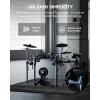 imageDonner Beat Max Electronic Drum Set Electric Drum Kit with 12 Quiet Mesh Drum Pads 14 Cymbals wChoke 100 Kits and 1100 Sounds Sticks USB MIDI DONNER PLAY app 5 Pads 4Cymbals