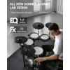 imageDonner Beat Max Electronic Drum Set Electric Drum Kit with 12 Quiet Mesh Drum Pads 14 Cymbals wChoke 100 Kits and 1100 Sounds Sticks USB MIDI DONNER PLAY app 5 Pads 4Cymbals