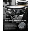 imageDonner Beat Max Electronic Drum Set Electric Drum Kit with 12 Quiet Mesh Drum Pads 14 Cymbals wChoke 100 Kits and 1100 Sounds Sticks USB MIDI DONNER PLAY app 5 Pads 4Cymbals