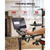 imageDonner DED2002026 Electric Drum Kit Bundle with DDA20 20W Electric Drum Amplifier Electronic Drum Set with Throne Headphone and Drumsticks Wireless Keyboard Speaker