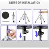 imageDonner DED200X Electronic Drum Set Electric Drum Kit with Quiet Mesh Pads Bundle with Donner Drum Throne Set Padded Seat Height Adjustable Stools 5A Drumsticks Included