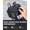 imageDonner DED80 Electronic Drum Set with 4 Quiet Mesh Pads 180 Sounds 2 Pedals Bundle with Donner Heavy Duty Drum Throne Motorcycle Style Drum Seat with Upgraded Materials