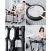 imageDonner DED80 Electronic Drum Set with 4 Quiet Mesh Pads 180 Sounds 2 Pedals Bundle with Donner Heavy Duty Drum Throne Motorcycle Style Drum Seat with Upgraded Materials