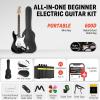 imageDonner DST100B 39 Inch Electric Guitar Beginner KitCircle Looper Pedal Drum Machine