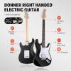 imageDonner DST100B 39 Inch Electric Guitar Beginner KitCircle Looper Pedal Drum Machine