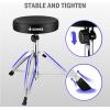 imageDonner Drum Throne Set Padded Seat Height Adjustable 5A Drumsticks Included DED300X Electronic Drum Set Electric DrumKit with 10 Quiet MeshampDrum Pad 12 Crash Cymbals