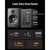 imageDonner Electric Drum Amplifier 20Watt Wireless Bluetooth Electronic Drum Amp with 3 and 075 Dual Drivers Mini RackMountable Monitor Speaker DDA20SE 80W Peak Portable for Home Practice
