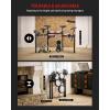 imageDonner Electric Drum Set DED200 Pro Electronic Drum Kit with Standalone HiHat DualZone 10 Inch Mesh Snare and Independent Kick Drum for Advanced Drummer 5 Pads 4 Cymbals