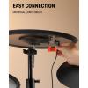 imageDonner Mute Cymbal for Electronic Drum Set 17inch TripleZone CrashRide Cymbal for Electric Drum Kit 3 Zone E Cymbal for Digital Drum CYB17T17inch