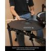imageDonner Mute Cymbal for Electronic Drum Set 17inch TripleZone CrashRide Cymbal for Electric Drum Kit 3 Zone E Cymbal for Digital Drum CYB17T17inch