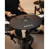 imageDonner Mute Cymbal for Electronic Drum Set 17inch TripleZone CrashRide Cymbal for Electric Drum Kit 3 Zone E Cymbal for Digital Drum CYB17T17inch