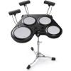 imageDonner Beat Go Electronic Drum Set Bundle with Snare Drum Stand Portable Compact Electric Drum Kit with Drumstick and Backpack for Beginners with Trainning Lessons 180 Voices 30 Demos