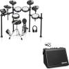 imageDonner DED200X 4 Cymbals Electronic Drum Set And Electric Drum AMP 20Watt