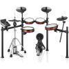 imageDonner Electric Drum Set DED200 Pro Electronic Drum Kit with Standalone HiHat DualZone 10 Inch Mesh Snare and Independent Kick Drum for Advanced Drummer 5 Pads 4 Cymbals