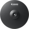 imageDonner Mute Cymbal for Electronic Drum Set 13inch Dual Zone Crash for Electric Drum Kit 2 Zone E Cymbal for Digital Drum CYB13D13inch