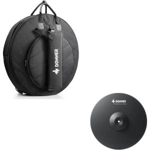 imageDonner Cymbal Bag Mute Cymbal for Electronic Drum Set 13inch