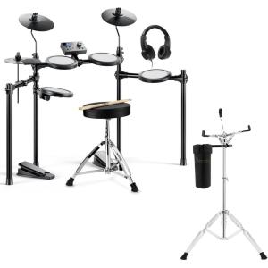 imageDonner Electric Drum Set DED70 Electronic Drum Kit for Beginner with Snare Drum Stand Height Range 2640 Inches