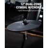 image:imageDonner DED200 MAX Electronic Drum Set with Industry Standard Mesh Heads and Donner Drum Throne Seat DT150 Adjustable Padded Thickened Hydraulic Drum Stool