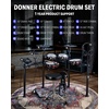 image:imageDonner DED200 MAX Electronic Drum Set with Industry Standard Mesh Heads and Donner Electric Drum AMP 35Watt with Aux in and Wireless Audio Connection
