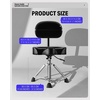 image:imageDonner Drum Throne with Backrest Hydraulic Height Adjustable Motorcycle Style for Adults Electric Drum AMP 35Watt Electronic Drum Amplifier with Aux in and Wireless Audio Connection