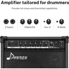 image:imageElectric Drums Donner DED200 LITE Electronic Drum Kit for Beginner with 450 Sounds and Donner Electric Drum AMP 35Watt with Aux in and Wireless Audio Connection