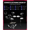 image:imageElectric Drums Donner DED200 LITE Electronic Drum Kit for Beginner with 450 Sounds and Donner Electric Drum AMP 35Watt with Aux in and Wireless Audio Connection