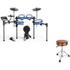 image:imageDonner BackBeat Electric Drum Set with HighTech 7inch Touchscreen and 1126 Sounds and Donner Drum Throne Seat DT150 Adjustable Padded Thickened Hydraulic Drum Stool