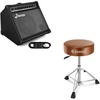 image:imageDonner Electric Drum AMP 35Watt Electronic Drum Amplifier with Aux in and Wireless Audio Connection and Donner Drum Throne with Adjustable Padded Thickened AntiSlip and Doublebraced Feet