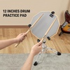 image:imageDonner DED70 Electric Drum Set for Beginner with 150 Sounds 4 Quiet Mesh Pads Bundle with 12 Drum Practice Pad Snare Drum Stand Set