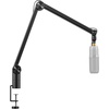 image:imageDonner Microphone Boom Arm Low Profile Mic Arm Adjustable Stick Microphone Arm Stand with Cable Management 38 to 58 Screw Adapter Desk Clamp Heavy Duty Mic Stand up to 42 lbs