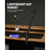 image:imageDonner Microphone Boom Arm Low Profile Mic Arm Adjustable Stick Microphone Arm Stand with Cable Management 38 to 58 Screw Adapter Desk Clamp Heavy Duty Mic Stand up to 42 lbs
