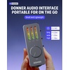 image:imageDonner USB Audio Interface Guitar Adapter Interface for Android Smartphones iPhone Mac Tablets and PC with USBC Lightweight Audio Adapter with 48V Power for 192kHz 24 Bit Recording