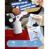 image:imageDonner 30 Inch Kids Electric Guitar Kit Short Scale Starter Pack for Boys Girls Toddler Mini Amp Strap Picks Single Coil Clear Sound Small Hands Safe Toy Musical Gift DJM100 BluePolka Dot