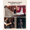 image:imageDonner HUSH C NylonString Travel Guitar Acoustic Electric Portable and UltraLight Guitar Kit for Quiet Practice with Headphone Jack Builtin Tuner Detachable Stand amp Gig Bag SunburstBlack