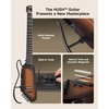image:imageDonner HUSH C NylonString Travel Guitar Acoustic Electric Portable and UltraLight Guitar Kit for Quiet Practice with Headphone Jack Builtin Tuner Detachable Stand amp Gig Bag SunburstSunburst