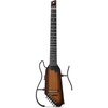 image:imageDonner HUSH C NylonString Travel Guitar Acoustic Electric Portable and UltraLight Guitar Kit for Quiet Practice with Headphone Jack Builtin Tuner Detachable Stand amp Gig Bag SunburstSunburst