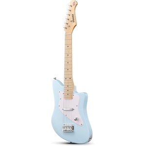 image:imageDonner 30 Inch Kids Electric Guitar Kit Short Scale Starter Pack for Boys Girls Toddler Mini Amp Strap Picks Single Coil Clear Sound Small Hands Safe Toy Musical Gift DJM100 BlueBlue