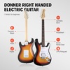image:imageDonner DED80 Electronic Drum Set And Donner DST100S 39 Inch Full Size Electric Guitar Kit Solid Body Sunburst