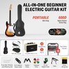 image:imageDonner DED80 Electronic Drum Set And Donner DST100S 39 Inch Full Size Electric Guitar Kit Solid Body Sunburst