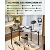 image:imageDonner Electric Drum Set for Beginners Electronic Drum Kit with Quiet Mesh Pads Bluetooth Drumsticks Throne 5 Pads 3 Cymbals Digital Drum DED1002026