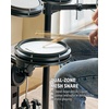 image:imageDonner Electric Drum Set for Beginners Electronic Drum Kit with Quiet Mesh Pads Bluetooth Drumsticks Throne 5 Pads 3 Cymbals Digital Drum DED1002026
