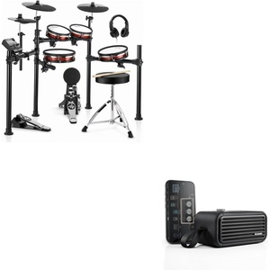 image:imageDonner DED200 MAX Electronic Drum Set And Donner Go 25W Mini Electric Guitar Amp