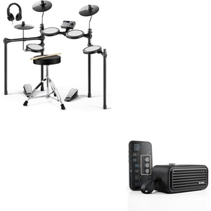 image:imageDonner DED70 Electronic Drum Kit And Donner Go 25W Mini Electric Guitar Amp