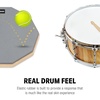 image:imageDonner DED70L Electronic Drum Set with LED Light Up Mesh Drum Pads 9 Cymbals Bundle with Drum Practice Pad 8 Inches 5A Drumsticks Included