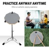image:imageDonner DED70L Electronic Drum Set with LED Light Up Mesh Drum Pads 9 Cymbals Bundle with Drum Practice Pad 8 Inches 5A Drumsticks Included