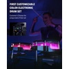 image:imageDonner Backbeat Electric Drum Set with Monitoring Headphone Advanced Electronic Drum Kit with Lights and Touchscreen Customize Drum Pad Colors