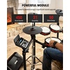 image:imageDonner DED200 Pro Electric Drum Set with 12 Standalone HiHat Advanced Electronic Drum Kit Bundle with MH1 Wired Monitoring Headphone and DT200 Thickened Memory Saddle Drum Throne