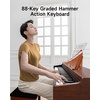 image:imageDonner DDP200 Pro Digital Piano with 88 Key Graded Weighted KeyboardDonner Duet Piano Bench with Storage